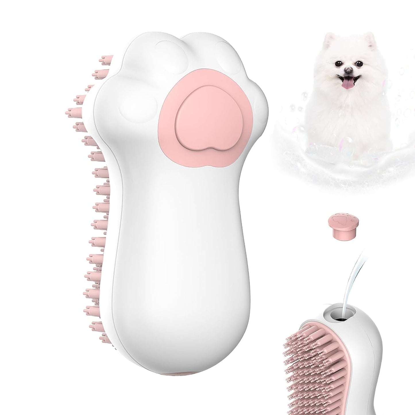 Cepillo de baño para perros y gatos