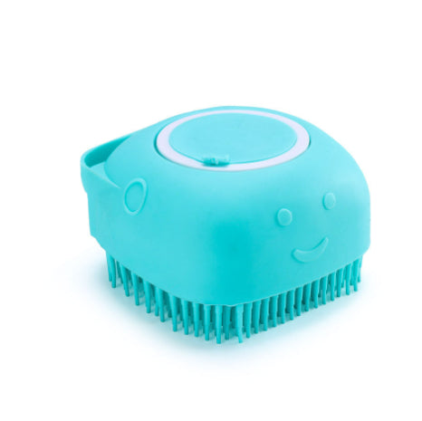 Cepillo de baño de silicona para perros y gatos