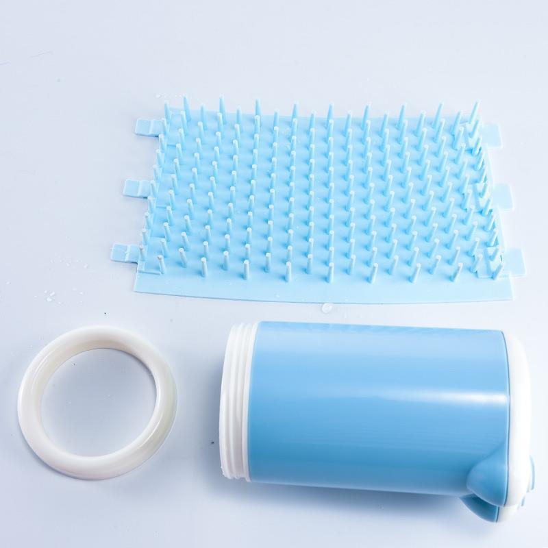 Lavadora portátil de silicona para patas de perro