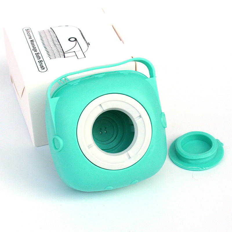 Cepillo de baño de silicona para perros y gatos