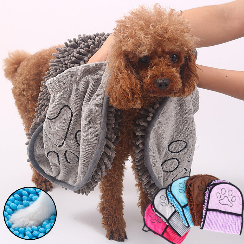 Toalla superabsorbente para perros y gatos