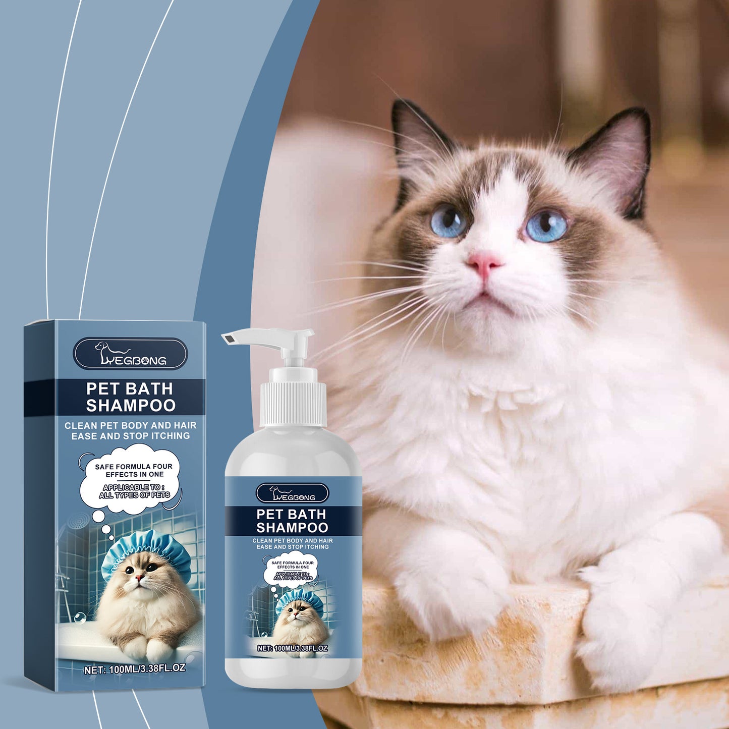 Gel de ducha para perros y gatos