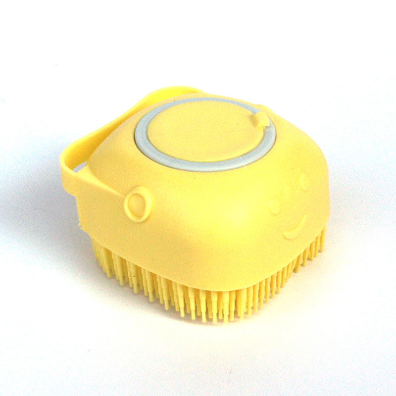 Cepillo de baño de silicona para perros y gatos