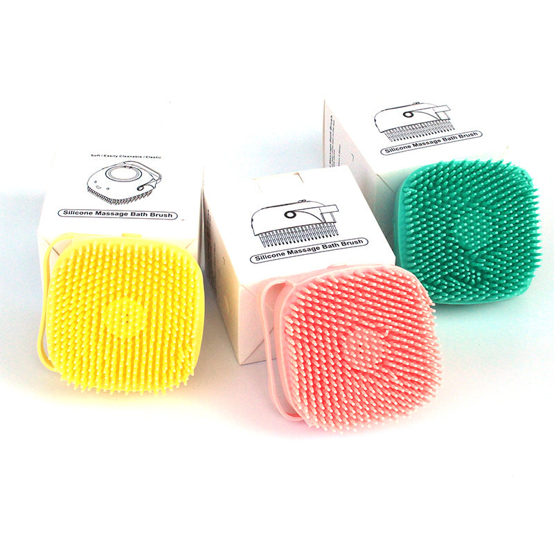 Cepillo de baño de silicona para perros y gatos